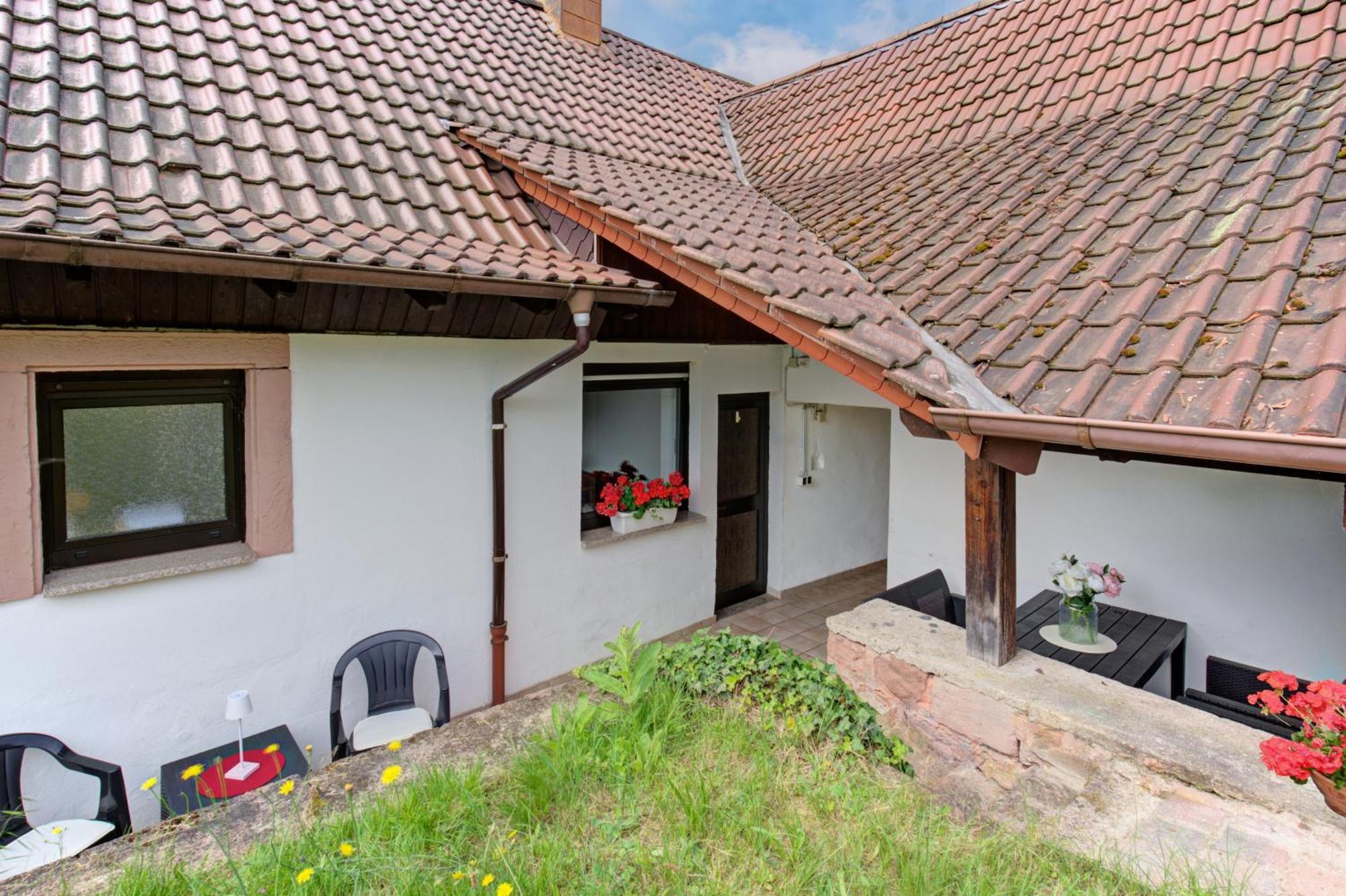 Ferienhaus Storchenblick Bann Exterior foto
