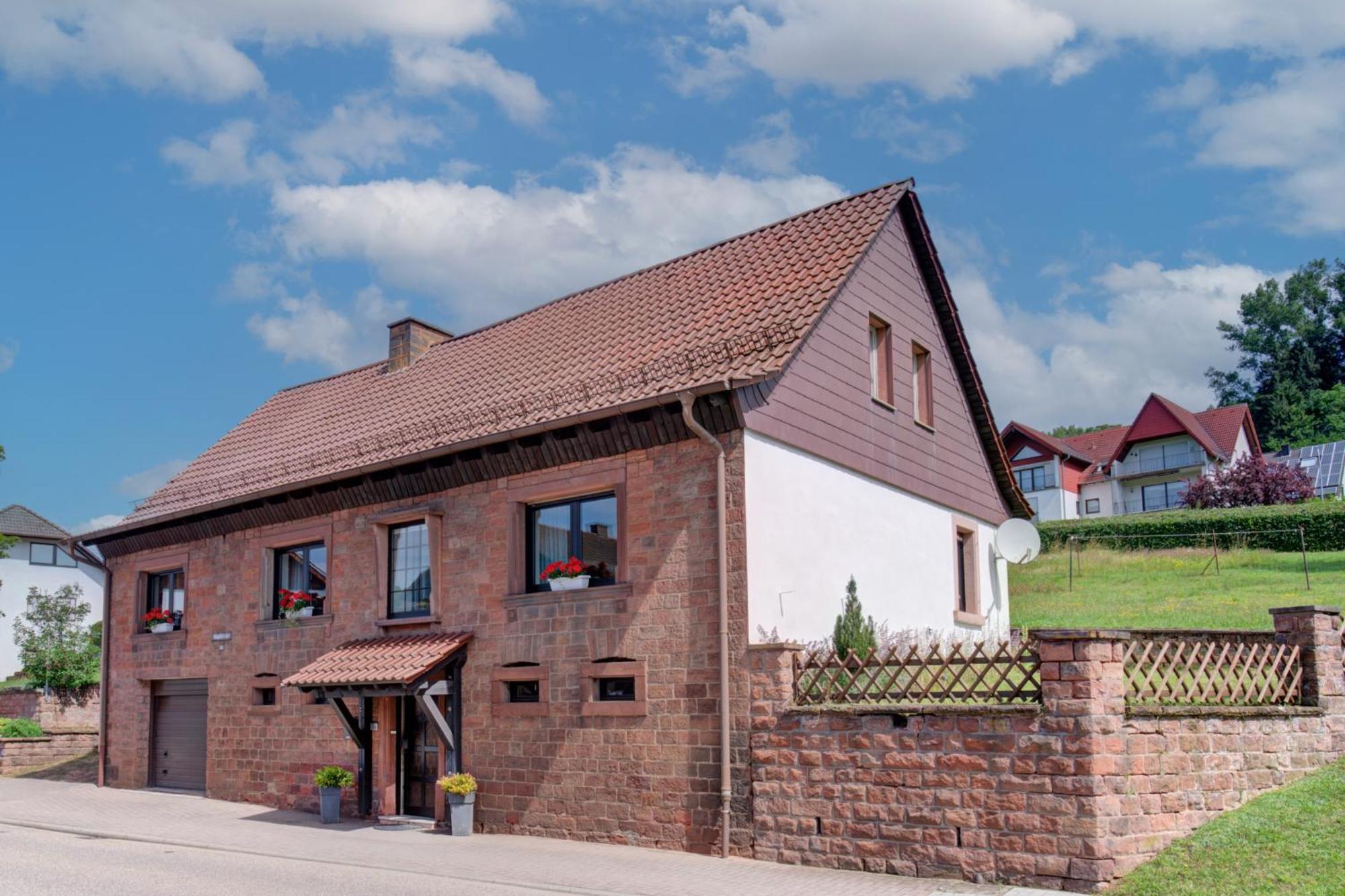 Ferienhaus Storchenblick Bann Exterior foto